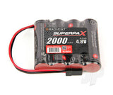 Radient NiMH 4.8V 2000mAh AA SBS-Flat Rx-JR/Spektrum