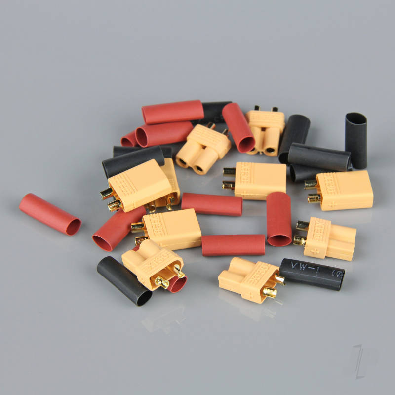 XT30 Pairs including Heat Shrink (5pcs)