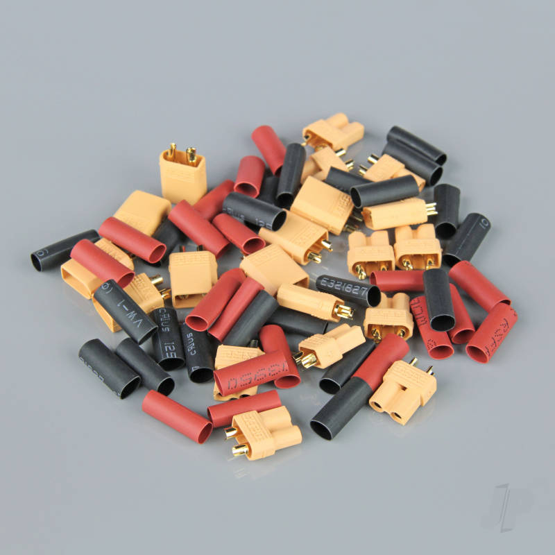 XT30 Pairs including Heat Shrink (10pcs)