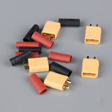 XT30 Male including Heat Shrink (ESC End) (5pcs)