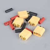 XT60 Male including Heat Shrink (ESC End) (5pcs)