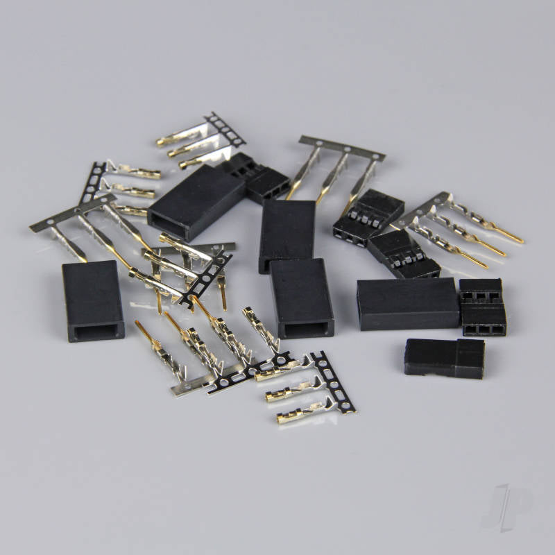 JR/Spektrum Connectors Pairs with Gold Pins (5pcs)