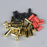 5.5mm Gold Connector Pairs including Heat Shrink (10pcs)