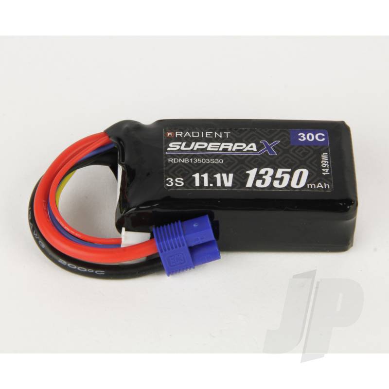 LiPo 3S 1350mAh 11.1V 30C EC3