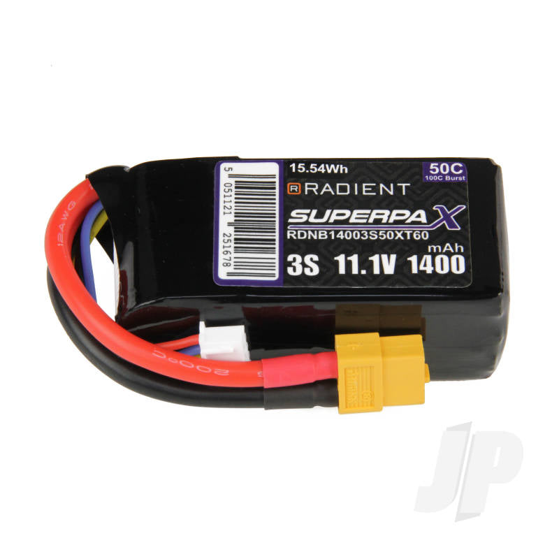 LiPo 3S 1400mAh 11.1V 50C XT60