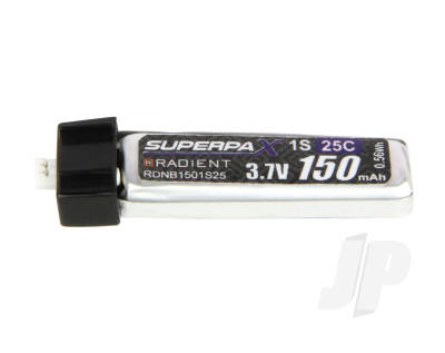 Radient LiPo 1S 150mAh 3.7V 25C UMX