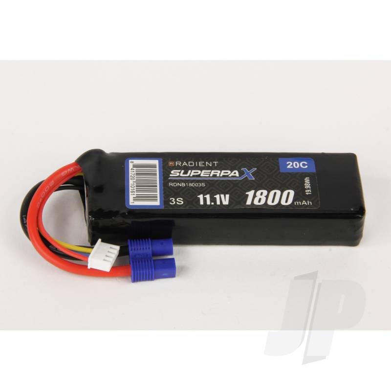 LiPo 3S 1800mAh 11.1V 20C EC3