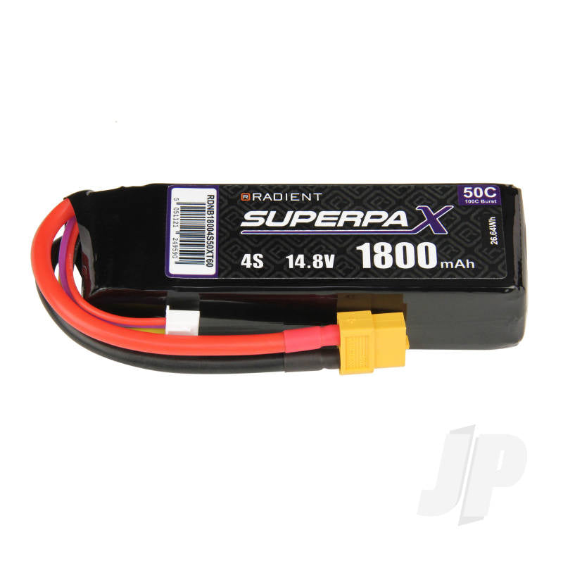 LiPo 4S 1800mAh 14.8V 50C XT60