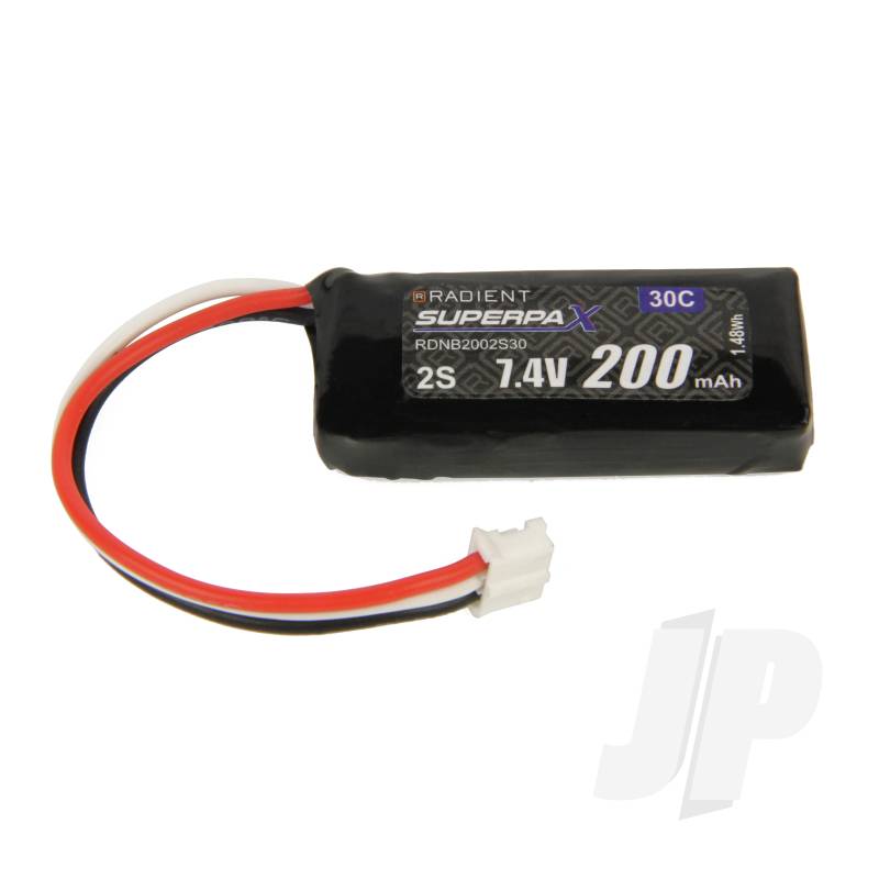 Radient LiPo 2S 200mAh 7.4V 30C 3PIN