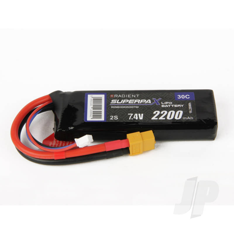 LiPo 2S 2200mAh 7.4V 30C XT60