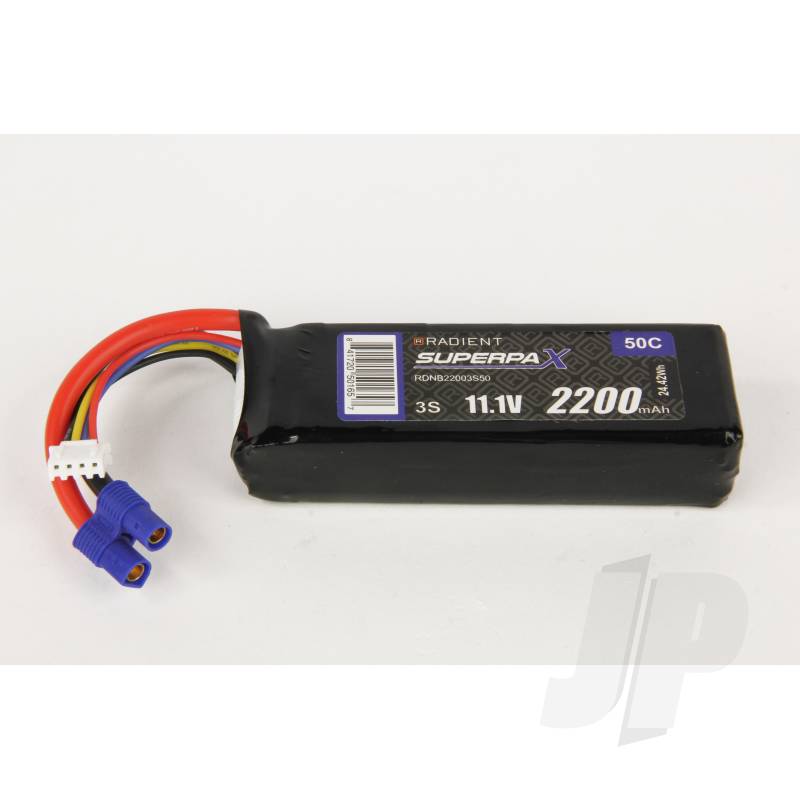 LiPo 3S 2200mAh 11.1V 50C EC3