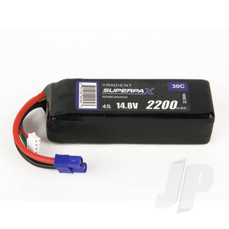 LiPo 4S 2200mAh 14.8V 30C EC3