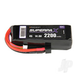 LiPo 4S 2200mAh 14.8V 50C Deans (HCT)