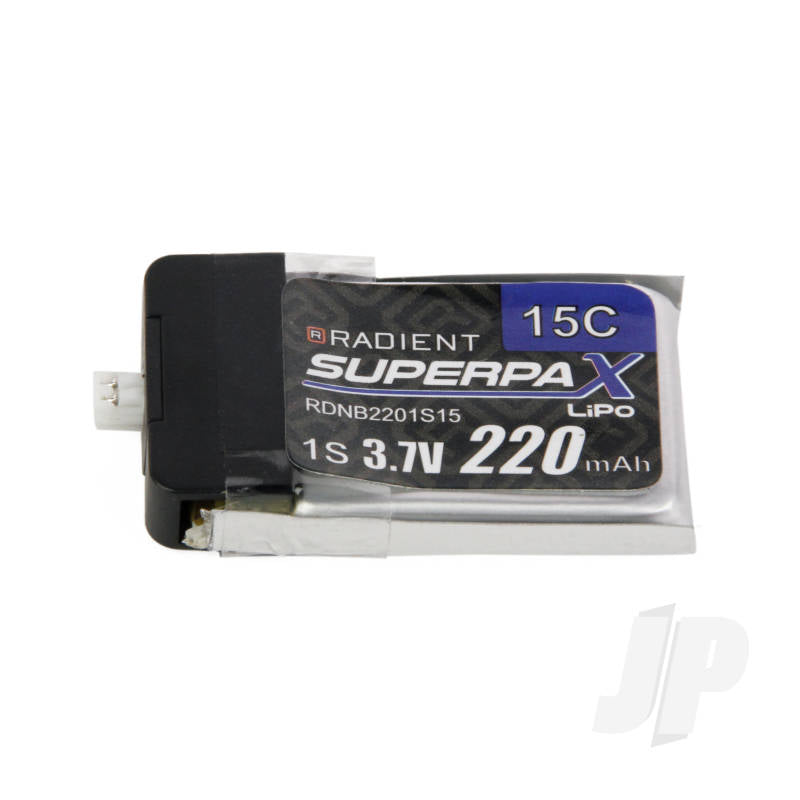 LiPo 1S 220mAh 3.7V 15C Ultra-Micro