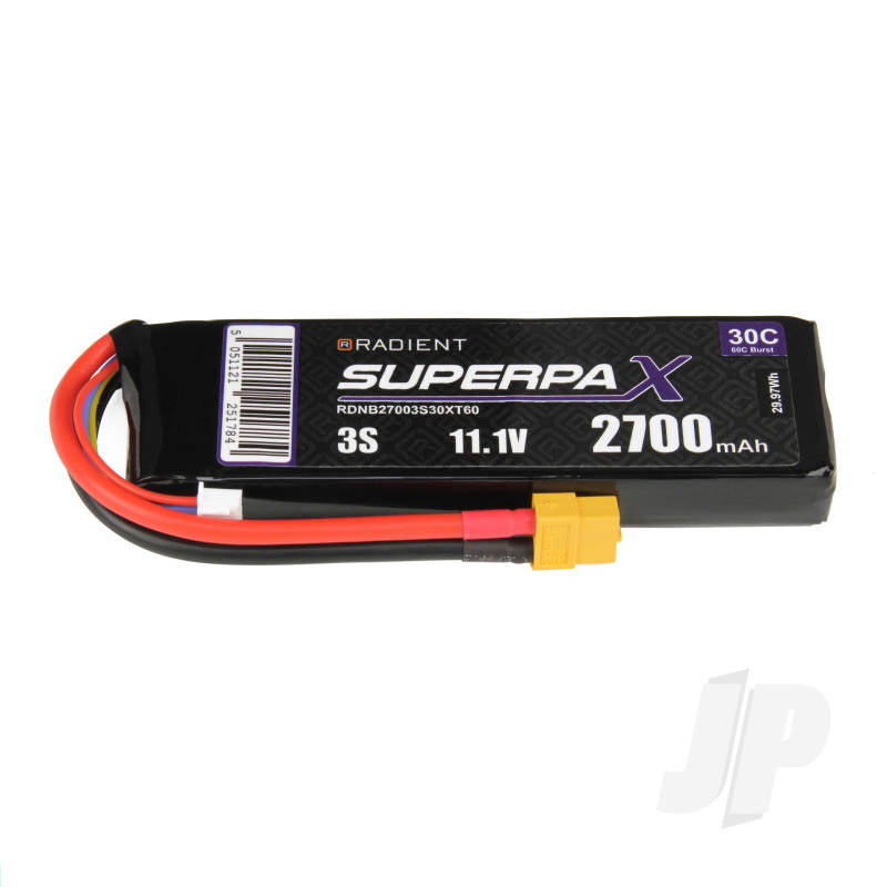 LiPo 3S 2700mAh 11.1V 30C XT60