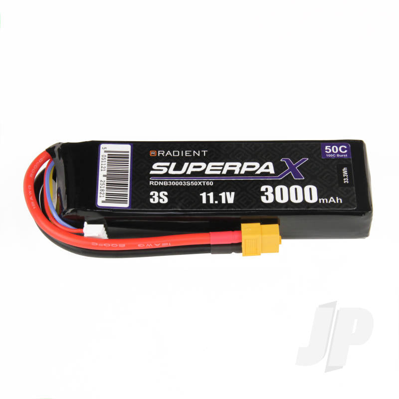 LiPo 3S 3000mAh 11.1V 50C XT60