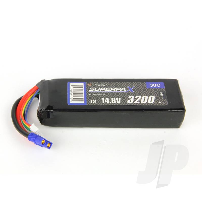 LiPo 4S 3200mAh 14.8V 30C EC3