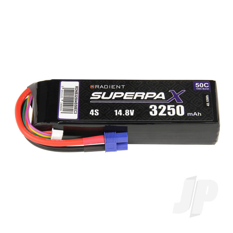 LiPo 4S 3250mAh 14.8V 50C EC3