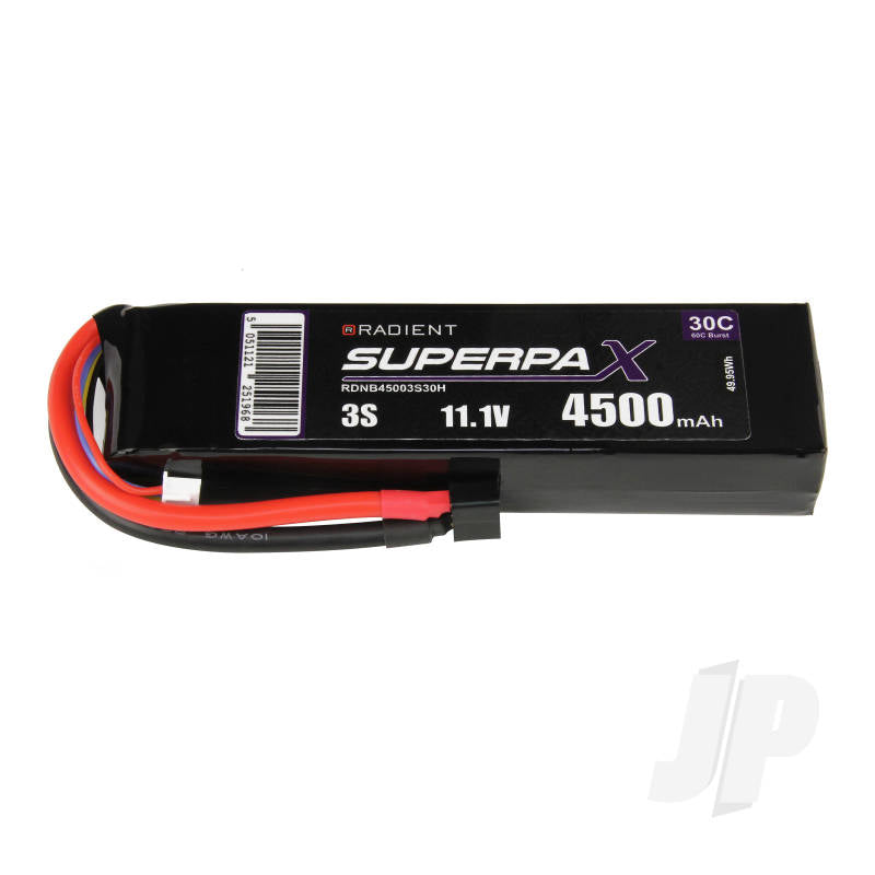 LiPo 3S 4500mAh 11.1V 30C Deans (HCT)