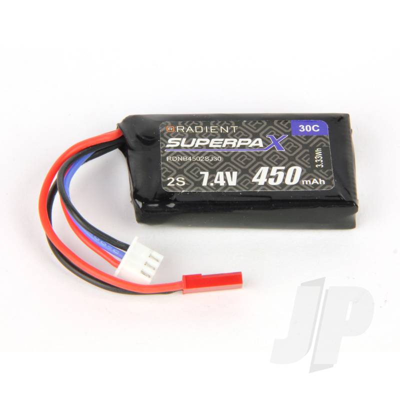 LiPo 2S 450mAh 7.4V 30C JST