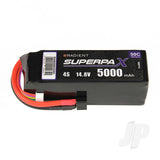 LiPo 4S 5000mAh 14.8V 50C Deans (HCT)