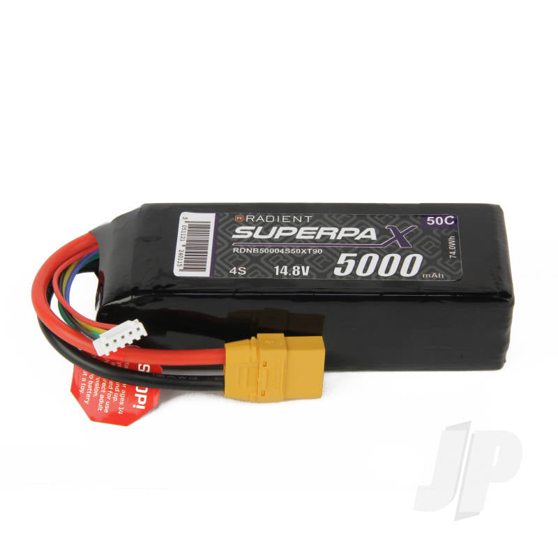 LiPo 4S 5000mAh 14.8V 50C XT90