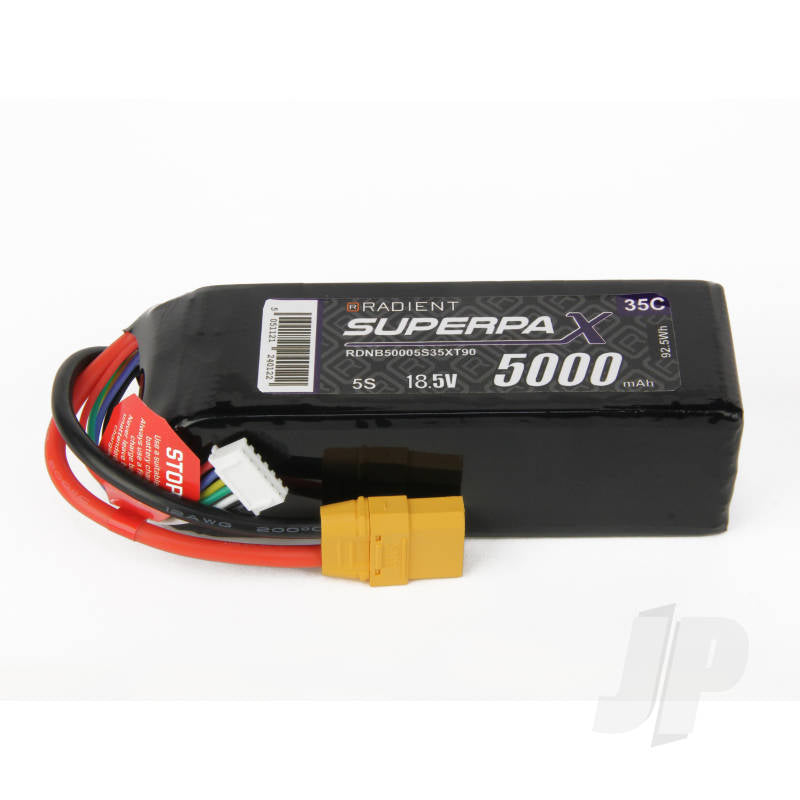 LiPo 5S 5000mAh 18.5V 35C XT90