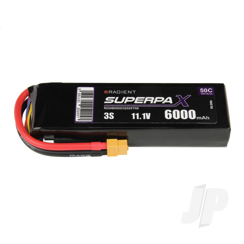 LiPo 3S 6000mAh 11.1V 50C XT60