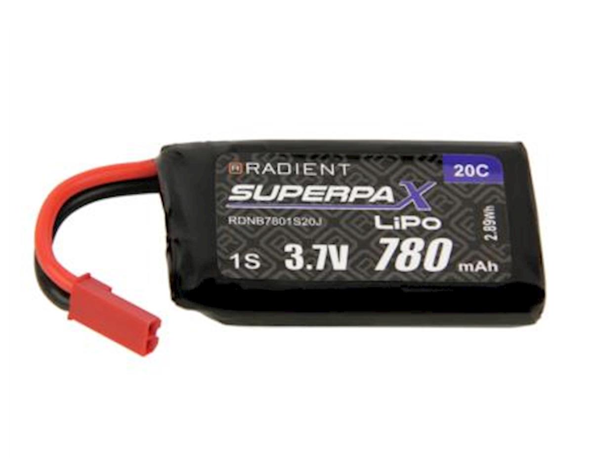 Radient LiPo 1S 780mAh 3.7V 20C JST (old part number AZSQ1805)