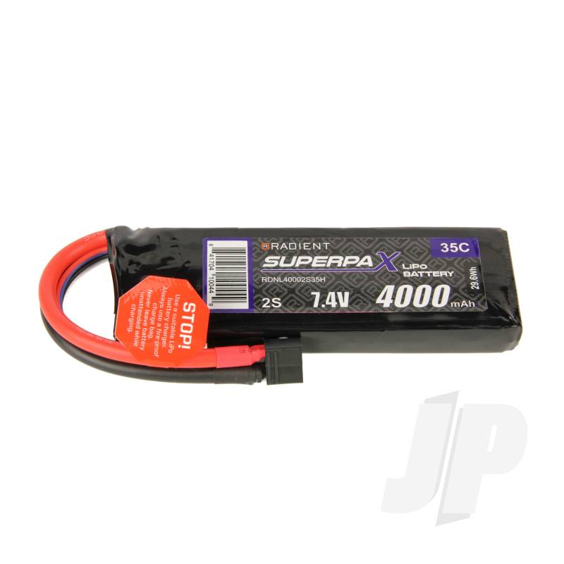 LiPo 2S 4000mAh 7.4V 35C HCT