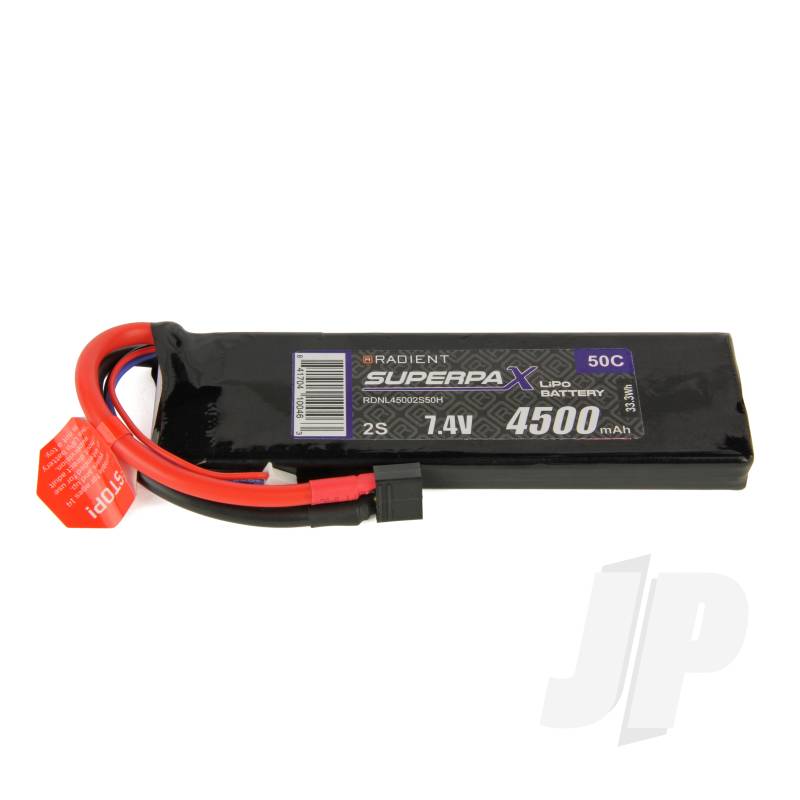 LiPo 2S 4500mAh 7.4V 50C HCT