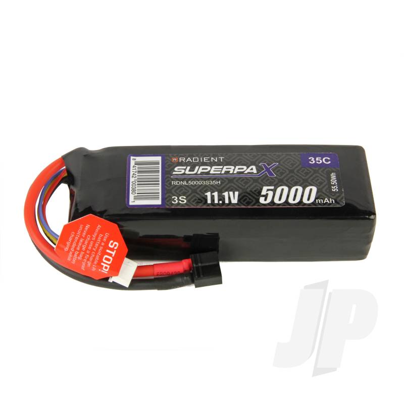 LiPo 3S 5000mAh 11.1V 35C HCT