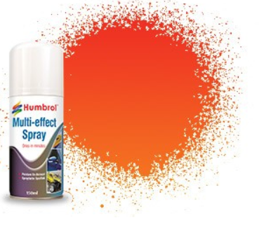 Humbrol Acrylic Spray - Multi-Effect Red (212)