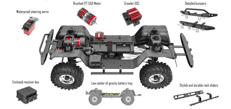 Absima Redcat Crawler Gen8 -ORANGE EDITION