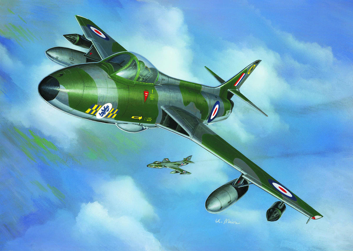 Model Set Hawker Hunter FGA.9 1:72