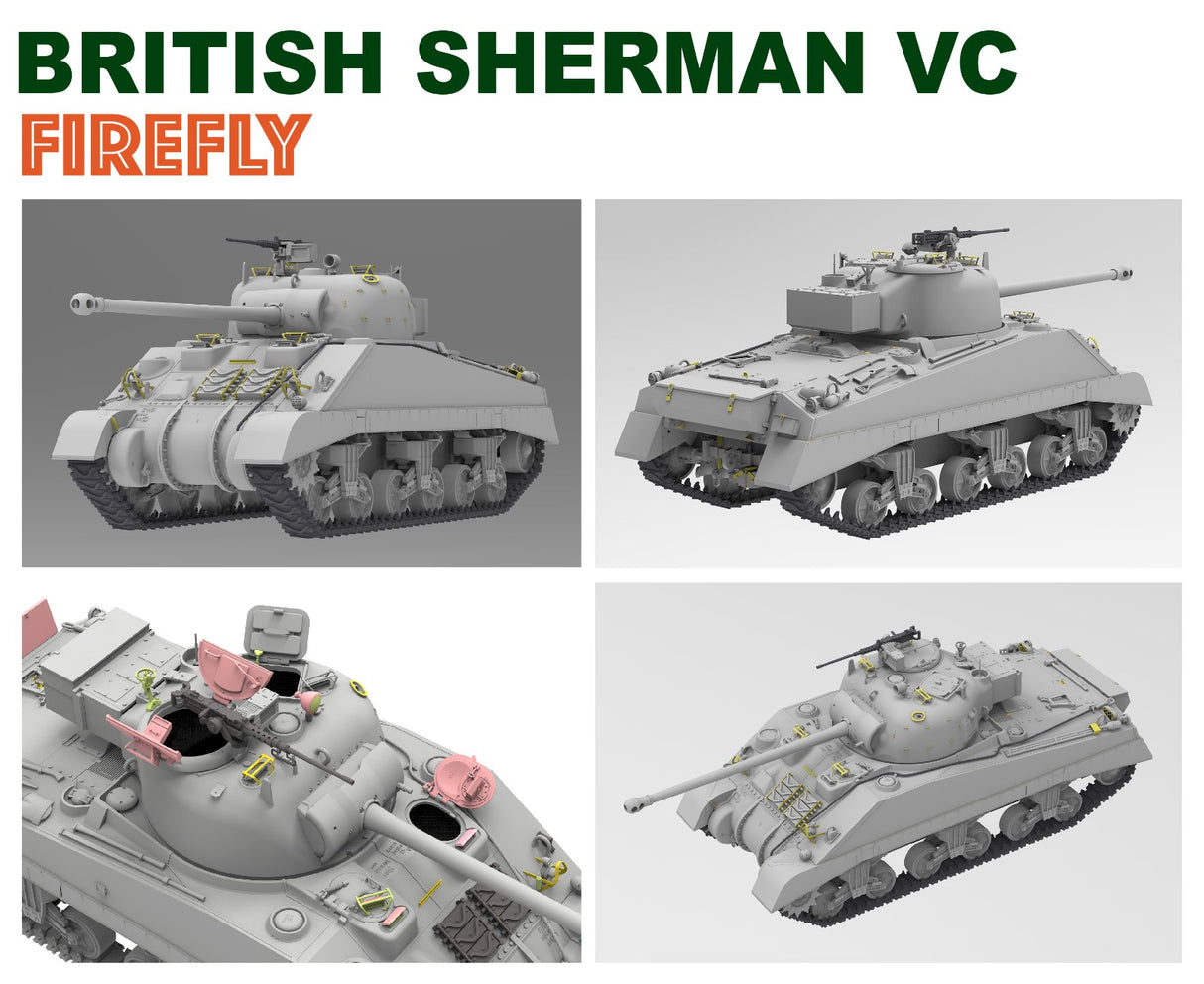 Ryefield Model 1/35 British Sherman Vc Firefly RM5038