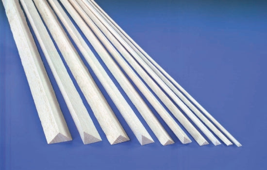 12.0mm 10mm x 915mm Balsa Right Angle Strip