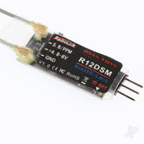 RadioLink R12DSM 12 Channel 2.4GHz Mini Receiver