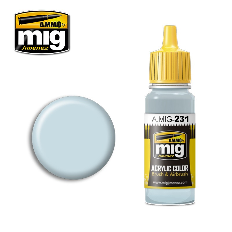 Ammo Mig Jimenez Acrylic 17ml Paint RLM 65 HELLBLAU