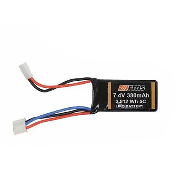 ROC HOBBY LIPO BATTERY 2S 380MAH FOR 1/12TH WILLYS