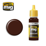 Ammo Mig Jimenez Acrylic 17ml Paint RED BROWN SHADOW