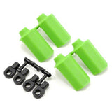 SHOCK SHAFT GUARDS for TRAXXAS 1/10th SCALE SHOCKS - GREEN