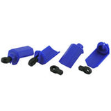 SHOCK SHAFT GUARDS for TRAXXAS 1/10th SCALE SHOCKS - BLUE