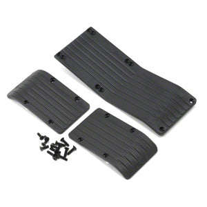 RPM TRAXXAS T/E-MAXX 3-PCS SKID PLATE - BLACK