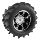 T-MAXX/SAV/MGT  MONSTER SPIDER  WIDE CHROME WHEELS