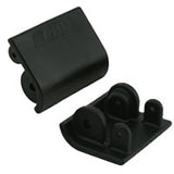 RPM LOWER SHOCK SKID PLATES(2) FOR HPI BAJA 5B BLACK