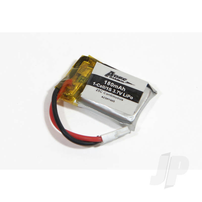 Ares 180mAh 1 Cell / 1 S 3.7V 25C LiPo Battery Spidex