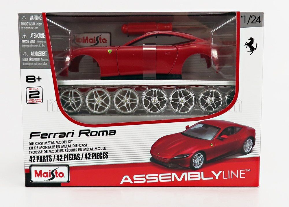 Maisto 1/24 Ferrari Roma Diecast Model Kit