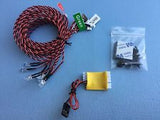 Navigation Light Kit 8 LED 30-60 Size Model Airplane Helicopter Aircraft RC