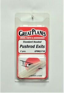 Great Planes Hooded Pushrod Exits  (BOX 20)